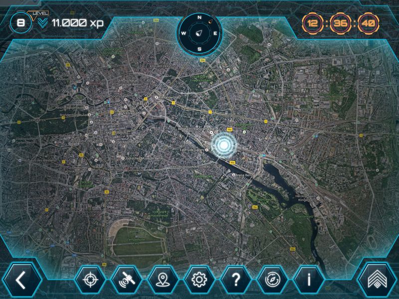 iPad con realtà aumentata e GPS durante Operation Mindfall